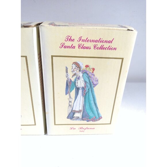 3 Boxes Of The International Santa Claus Collection Figures With Original Boxes - Picture 4 of 11